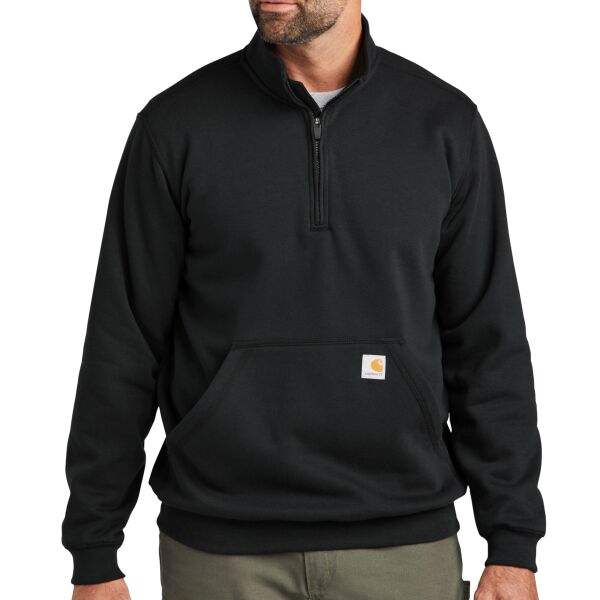 Midweight 1/4 Zip Mock Neck Sweatshirt Thumbnail
