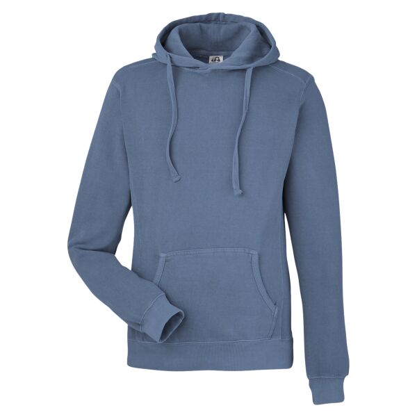 Unisex Pigment Dyed Fleece Hooded Sweatshirt Thumbnail