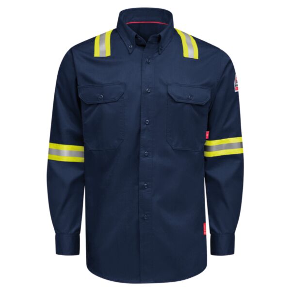 Men&#39;s Nomex® Comfort Enhanced-Vis Woven Long Sleeve Shirt Thumbnail