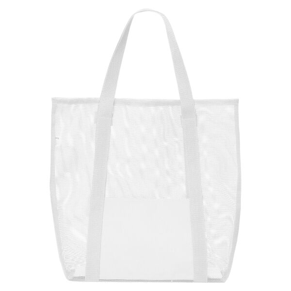Belle Mare Beach Mesh Tote Bag Thumbnail