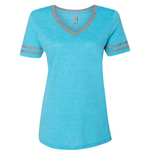 Women's Varsity Triblend V-Neck T-Shirt Thumbnail