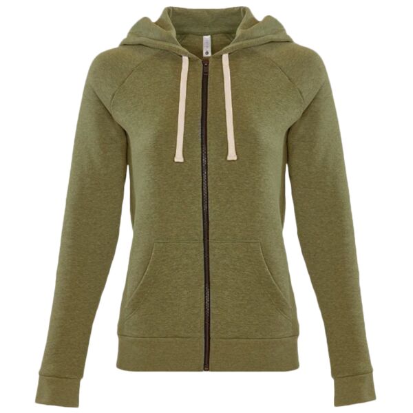 Women's Malibu Raglan Full-Zip Hoodie Sweatshirt Thumbnail