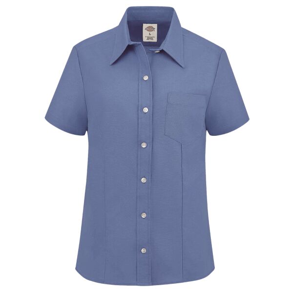 Women's Short Sleeve Stretch Oxford Shirt Thumbnail