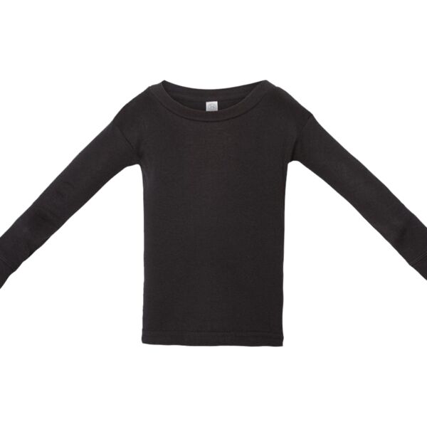 Customer Provided Infant Long Sleeve Baby Rib Pajama Top Thumbnail