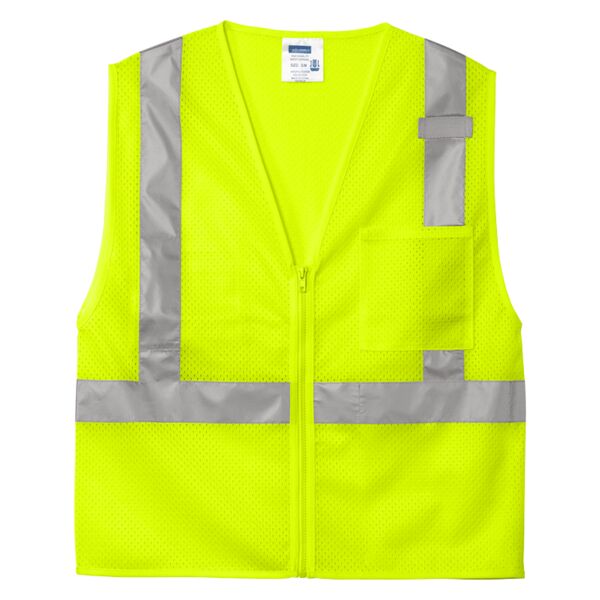 Ansi 107 Class 2 Mesh Zippered Vest Thumbnail