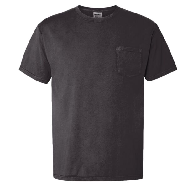 Garment Dyed Short Sleeve T-Shirt With a Pocket Thumbnail