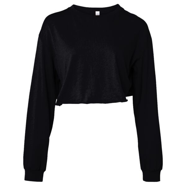 Fast Fashion Women's Cropped Long Sleeve Tee Thumbnail