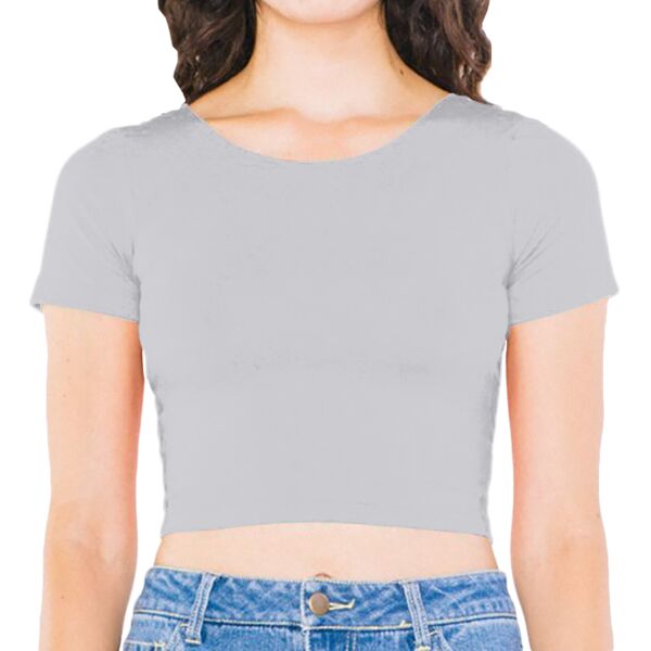Ctn Spndx S/S Crop Top Thumbnail