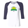 Ladies' Baby Rib Three-QuarterSleeve Contrast Raglan T-Shirt Thumbnail