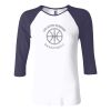 Ladies' Baby Rib Three-QuarterSleeve Contrast Raglan T-Shirt Thumbnail