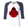Ladies' Baby Rib Three-QuarterSleeve Contrast Raglan T-Shirt Thumbnail