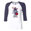 Ladies' Baby Rib Three-QuarterSleeve Contrast Raglan T-Shirt Thumbnail