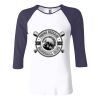 Ladies' Baby Rib Three-QuarterSleeve Contrast Raglan T-Shirt Thumbnail