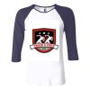 Ladies' Baby Rib Three-QuarterSleeve Contrast Raglan T-Shirt Thumbnail