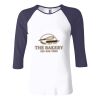 Ladies' Baby Rib Three-QuarterSleeve Contrast Raglan T-Shirt Thumbnail