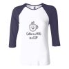 Ladies' Baby Rib Three-QuarterSleeve Contrast Raglan T-Shirt Thumbnail