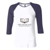 Ladies' Baby Rib Three-QuarterSleeve Contrast Raglan T-Shirt Thumbnail