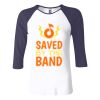 Ladies' Baby Rib Three-QuarterSleeve Contrast Raglan T-Shirt Thumbnail