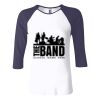 Ladies' Baby Rib Three-QuarterSleeve Contrast Raglan T-Shirt Thumbnail