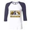 Ladies' Baby Rib Three-QuarterSleeve Contrast Raglan T-Shirt Thumbnail