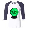 Ladies' Baby Rib Three-QuarterSleeve Contrast Raglan T-Shirt Thumbnail