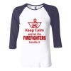 Ladies' Baby Rib Three-QuarterSleeve Contrast Raglan T-Shirt Thumbnail
