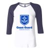 Ladies' Baby Rib Three-QuarterSleeve Contrast Raglan T-Shirt Thumbnail