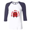 Ladies' Baby Rib Three-QuarterSleeve Contrast Raglan T-Shirt Thumbnail
