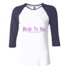 Ladies' Baby Rib Three-QuarterSleeve Contrast Raglan T-Shirt Thumbnail