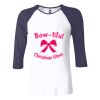 Ladies' Baby Rib Three-QuarterSleeve Contrast Raglan T-Shirt Thumbnail