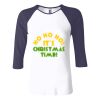 Ladies' Baby Rib Three-QuarterSleeve Contrast Raglan T-Shirt Thumbnail