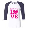 Ladies' Baby Rib Three-QuarterSleeve Contrast Raglan T-Shirt Thumbnail