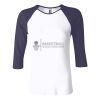 Ladies' Baby Rib Three-QuarterSleeve Contrast Raglan T-Shirt Thumbnail