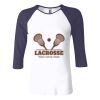 Ladies' Baby Rib Three-QuarterSleeve Contrast Raglan T-Shirt Thumbnail