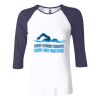 Ladies' Baby Rib Three-QuarterSleeve Contrast Raglan T-Shirt Thumbnail