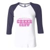 Ladies' Baby Rib Three-QuarterSleeve Contrast Raglan T-Shirt Thumbnail