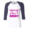 Ladies' Baby Rib Three-QuarterSleeve Contrast Raglan T-Shirt Thumbnail