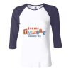 Ladies' Baby Rib Three-QuarterSleeve Contrast Raglan T-Shirt Thumbnail