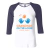 Ladies' Baby Rib Three-QuarterSleeve Contrast Raglan T-Shirt Thumbnail