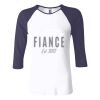 Ladies' Baby Rib Three-QuarterSleeve Contrast Raglan T-Shirt Thumbnail