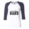 Ladies' Baby Rib Three-QuarterSleeve Contrast Raglan T-Shirt Thumbnail