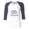 Ladies' Baby Rib Three-QuarterSleeve Contrast Raglan T-Shirt Thumbnail