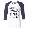 Ladies' Baby Rib Three-QuarterSleeve Contrast Raglan T-Shirt Thumbnail